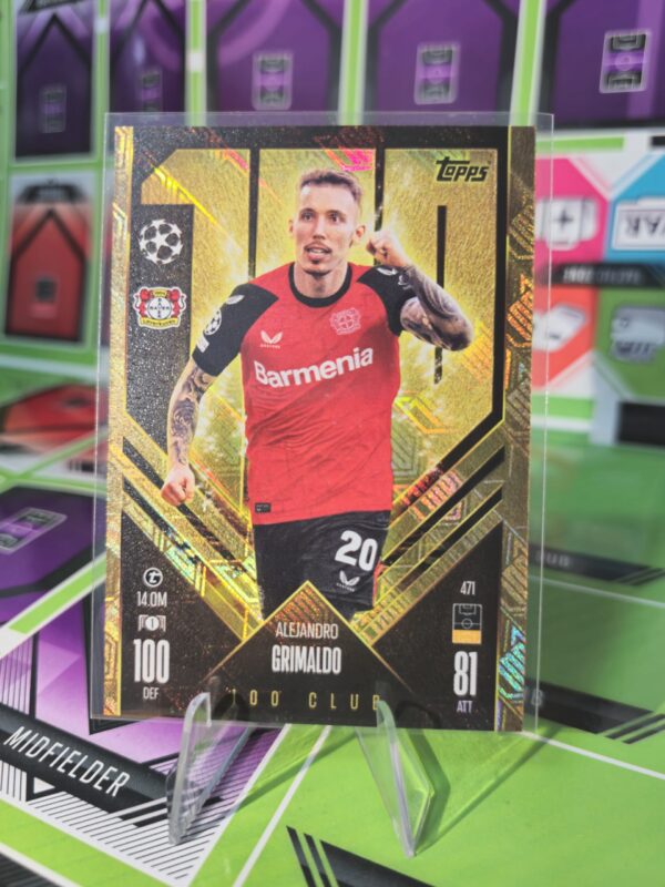 Alejandro grimaldo Bayer 04 leverkusen 100 club Match Attax 2024/25 Near mint