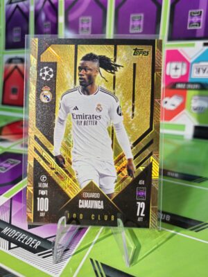 Camavinga Real Madrid 100 club Match Attax 2024/25 Near mint