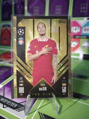 Van Dijk Liverpool 100 club Match Attax 2024/25 Near mint