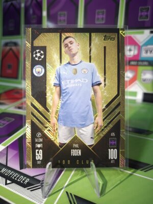 Foden Manchester City 100 club Match Attax 2024/25 Near mint