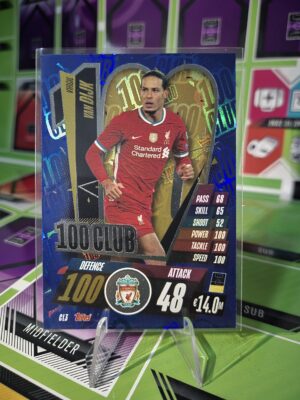 Van Dijk Liverpool 100 club Match Attax 2020/21  Near mint