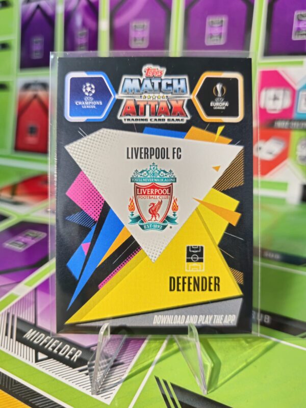 Van Dijk Liverpool 100 club Match Attax 2020/21  Near mint