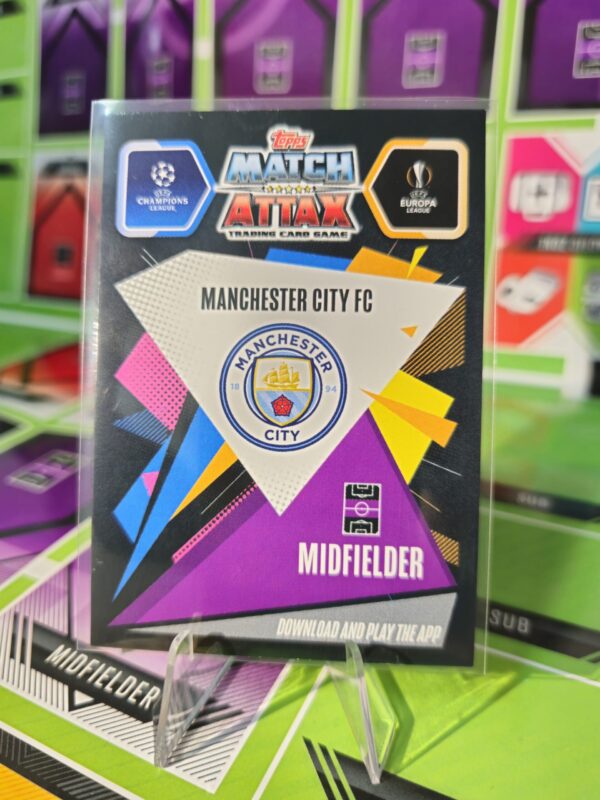 De Bruyne Manches City 100 club Match Attax 2020/21  Near mint