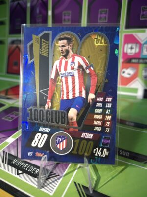 Saul Atletico Madrid 100 club Match Attax 2020/21 Near mint
