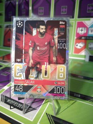 Salah Liverpool 100 club Match Attax 2020/21 Near mint