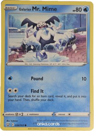 Galarian Mr. Mime (BST 34)