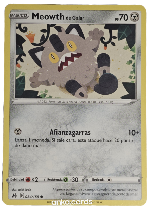 Meowth de Galar (CRZ 084)