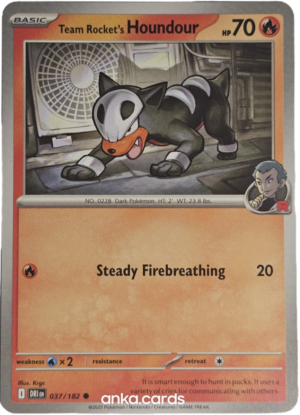 Team Rocket´s Houndour (DRI 037)
