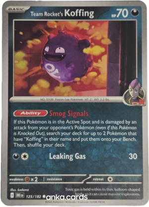 Team Rocket´s Koffing (DRI 125)