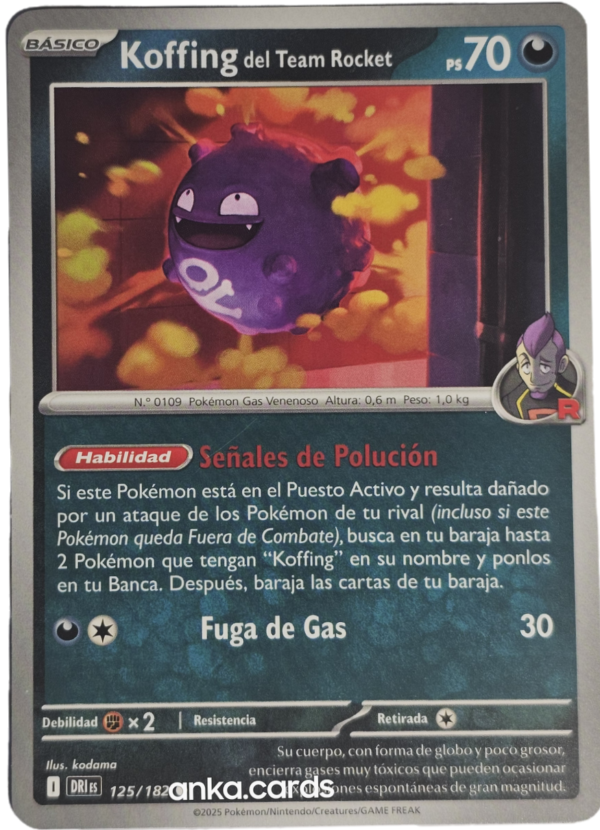 Team Rocket´s Koffing (DRI 125)