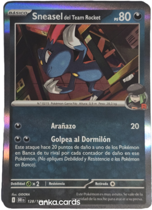 Team Rocket´s Sneasel (DRI 128)