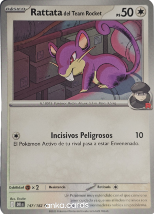 Team Rocket´s Rattata (DRI 147)