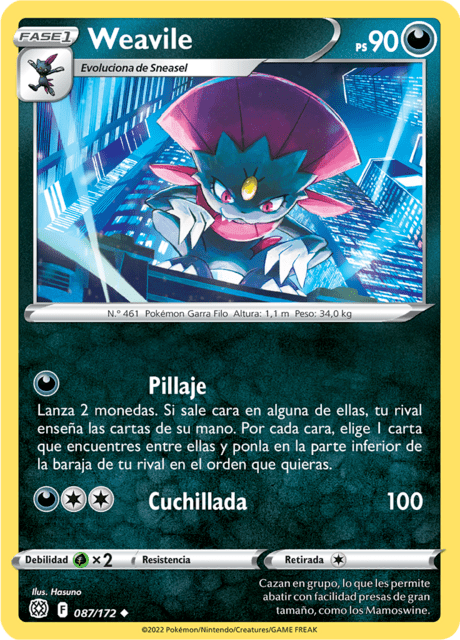 BRSESP087 Weavile (BRS 087)