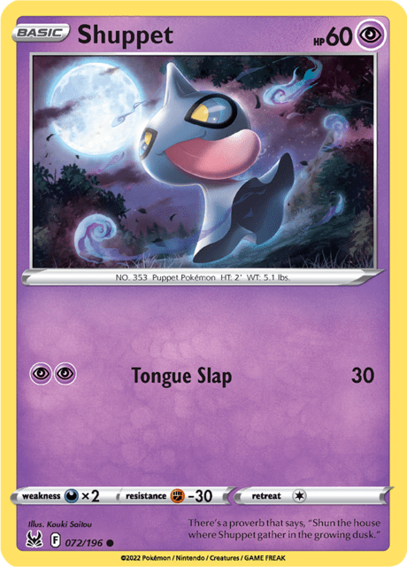 Shuppet (LOR 072)