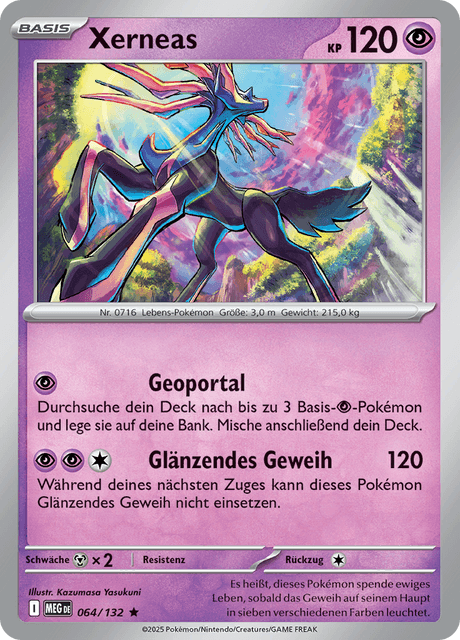 Xerneas (Reverse Holo) (MEG 064)