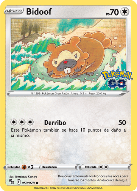 PGOSPA59 Bidoof (PGO 059)