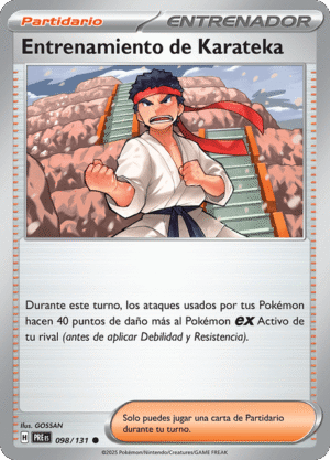 Entren. de Karateka (PRE 098)