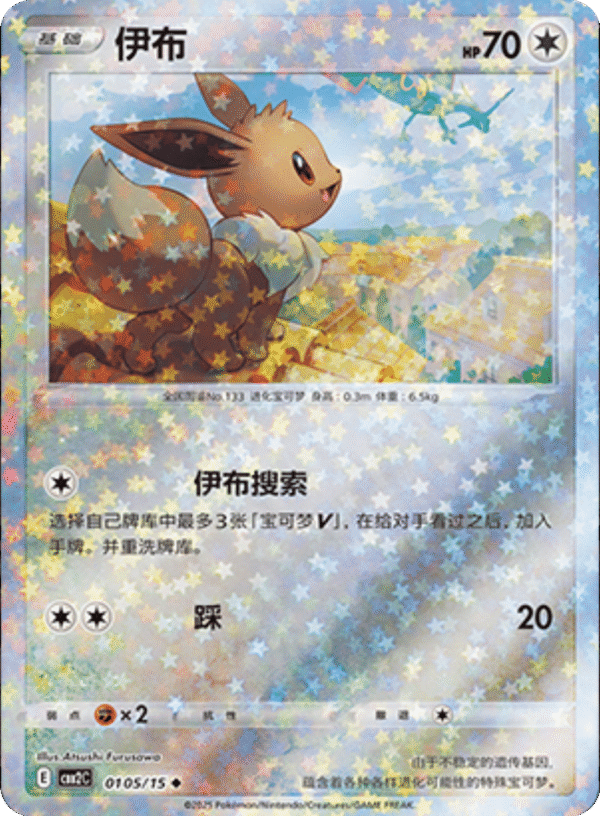EEVEE STARS PATTERN 0105
