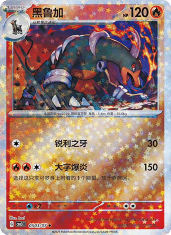HOUNDOOM STARS PATTERN 0503