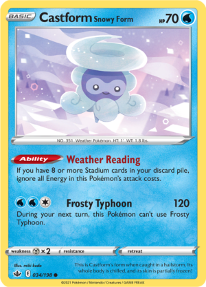 CASTFORM SNOWY FORM CRE 034
