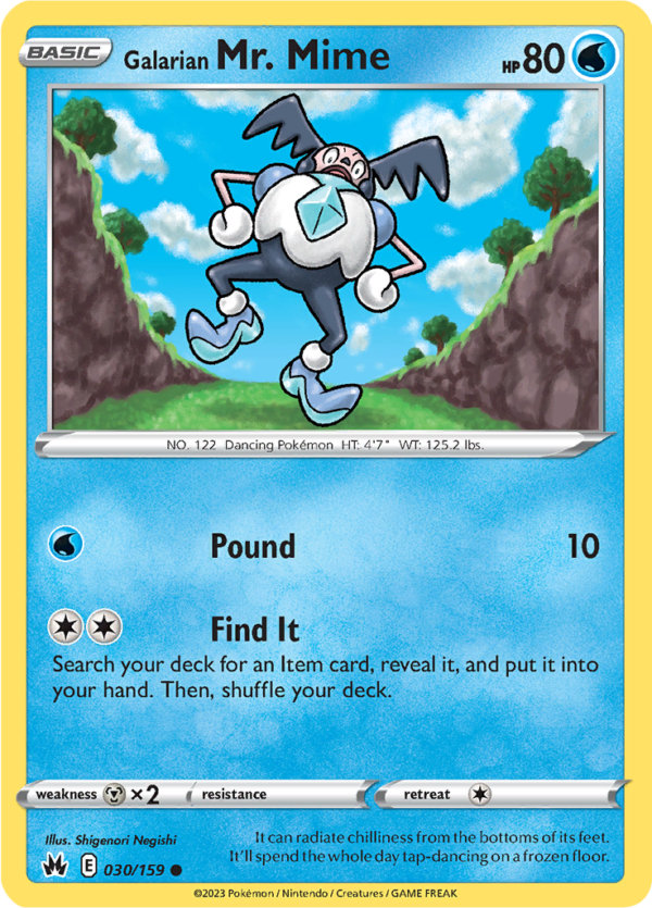 GALARIAN MR. MIME 030