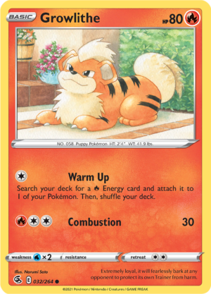 FST032 GROWLITHE FST 032