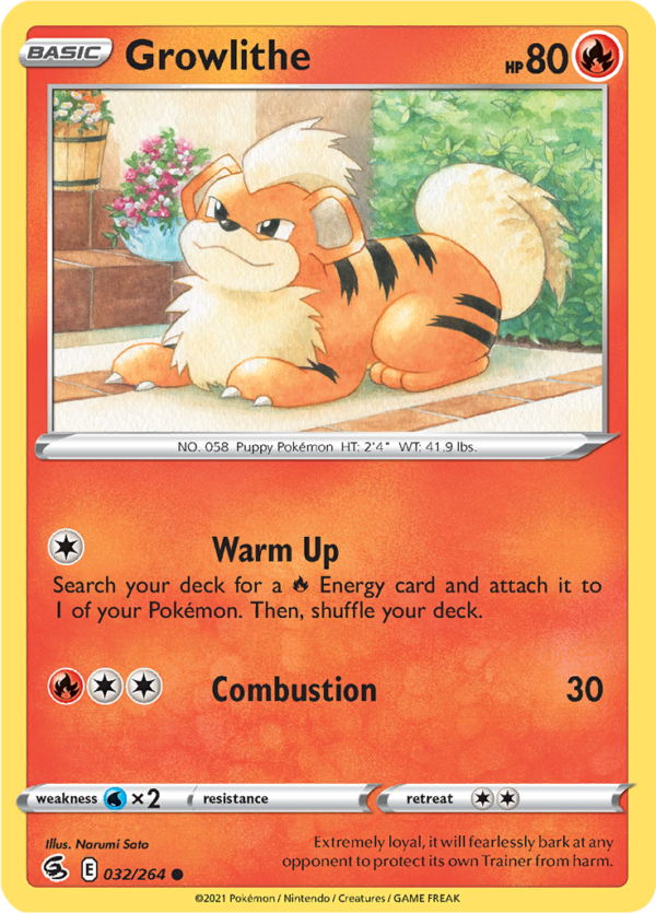 GROWLITHE FST 032