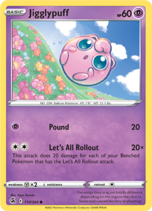 FST110 JIGGLYPUFF FST 110