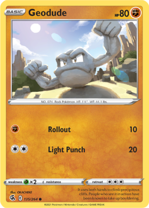 FST135 GEODUDE FST 135