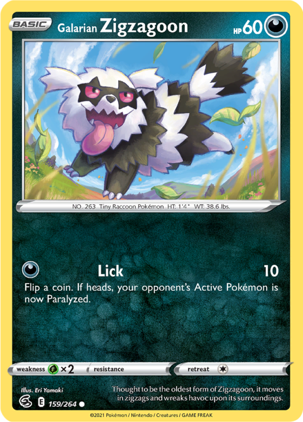 GALARIAN ZIGZAGOON FST 159