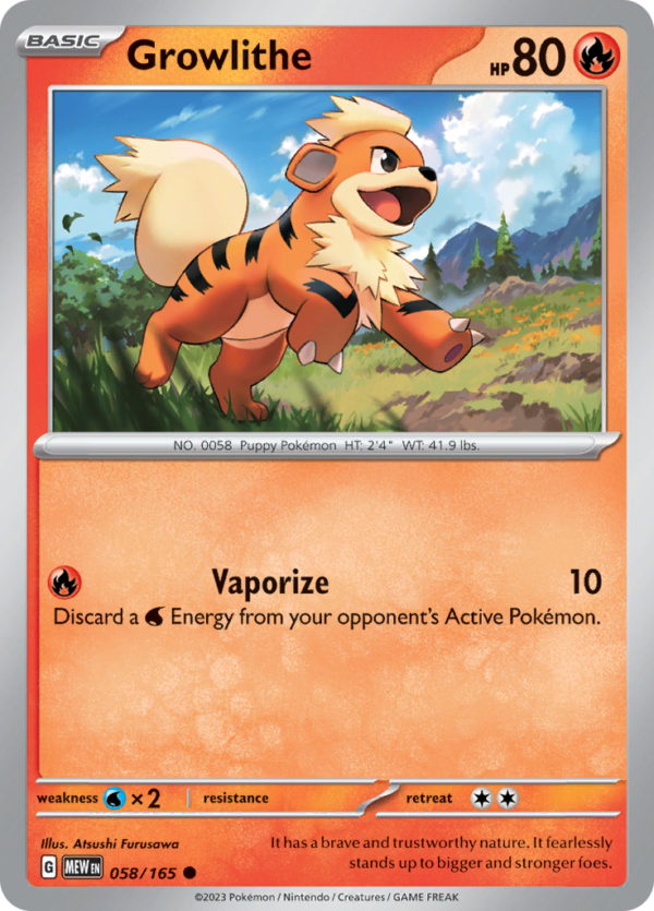 GROWLITHE 058