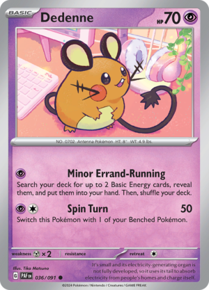 DEDENNE Reverse Holo 036