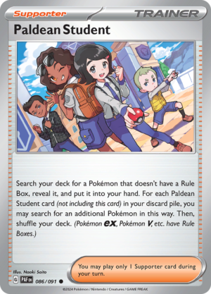 PALDEAN STUDENT Reverse Holo 086
