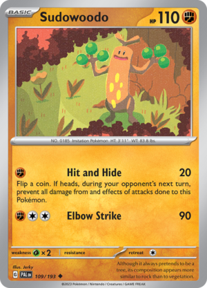 SUDOWOODO 109